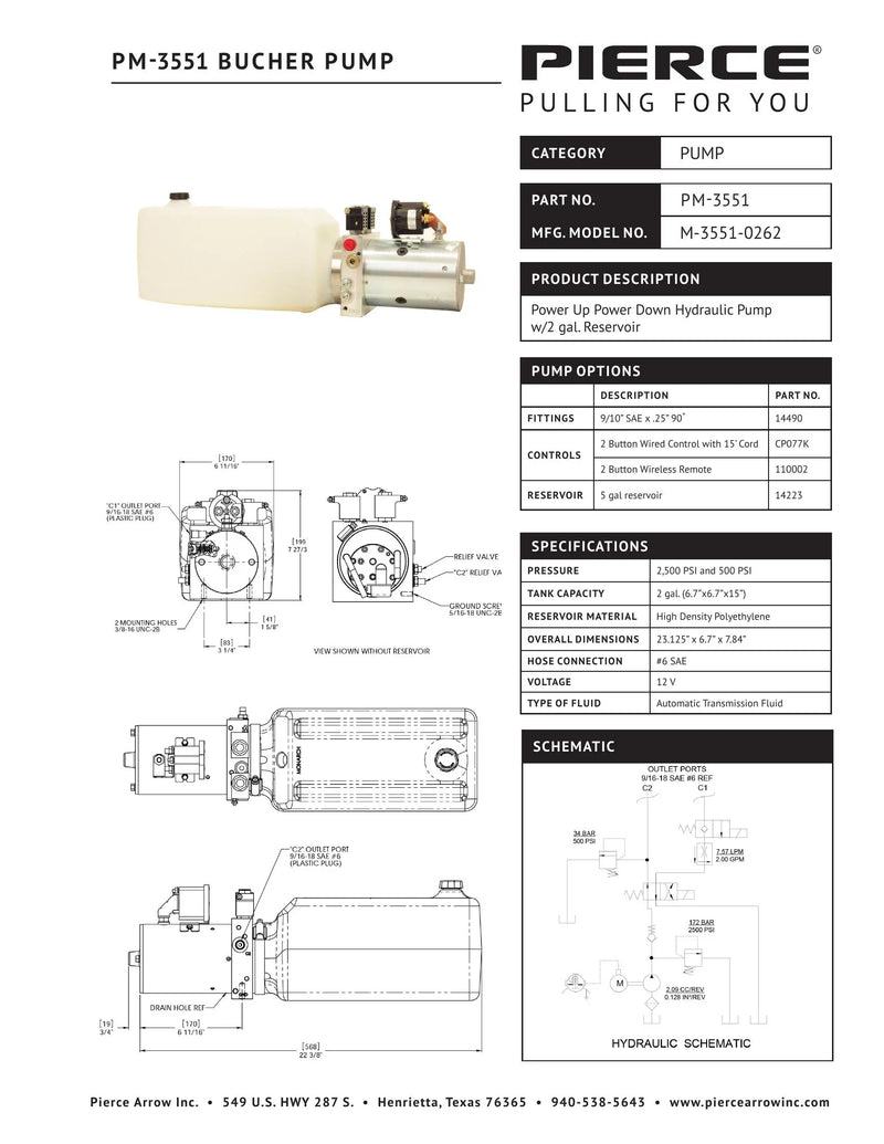 PM-3551 Spec Sheet — Page 1