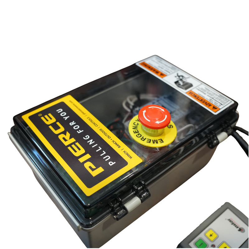 PIERCE P003W NEMA enclosure with emergency stop and Lodar remote