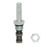 Bucher Hydraulics, Inc. 3-Way/2-Position Hydraulic Valve fits PM-3530 pump; includes O-rings and is shown with a hex nut on a white background—ideal as a hydraulic valve or pump manifold cartridge.