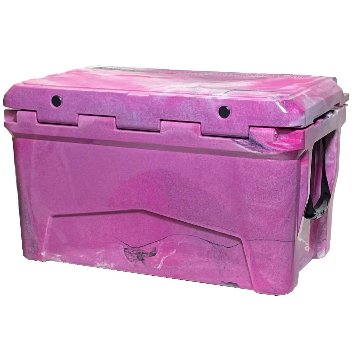 Frosted Frog 45 Quart Rotomolded Ice Chest – Camo, Heavy Duty, Commercial Grade Cooler With LED Light