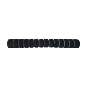 A row of PIERCE Coolers with Handle Bars, each at 20 quart capacity, displayed on a white background.