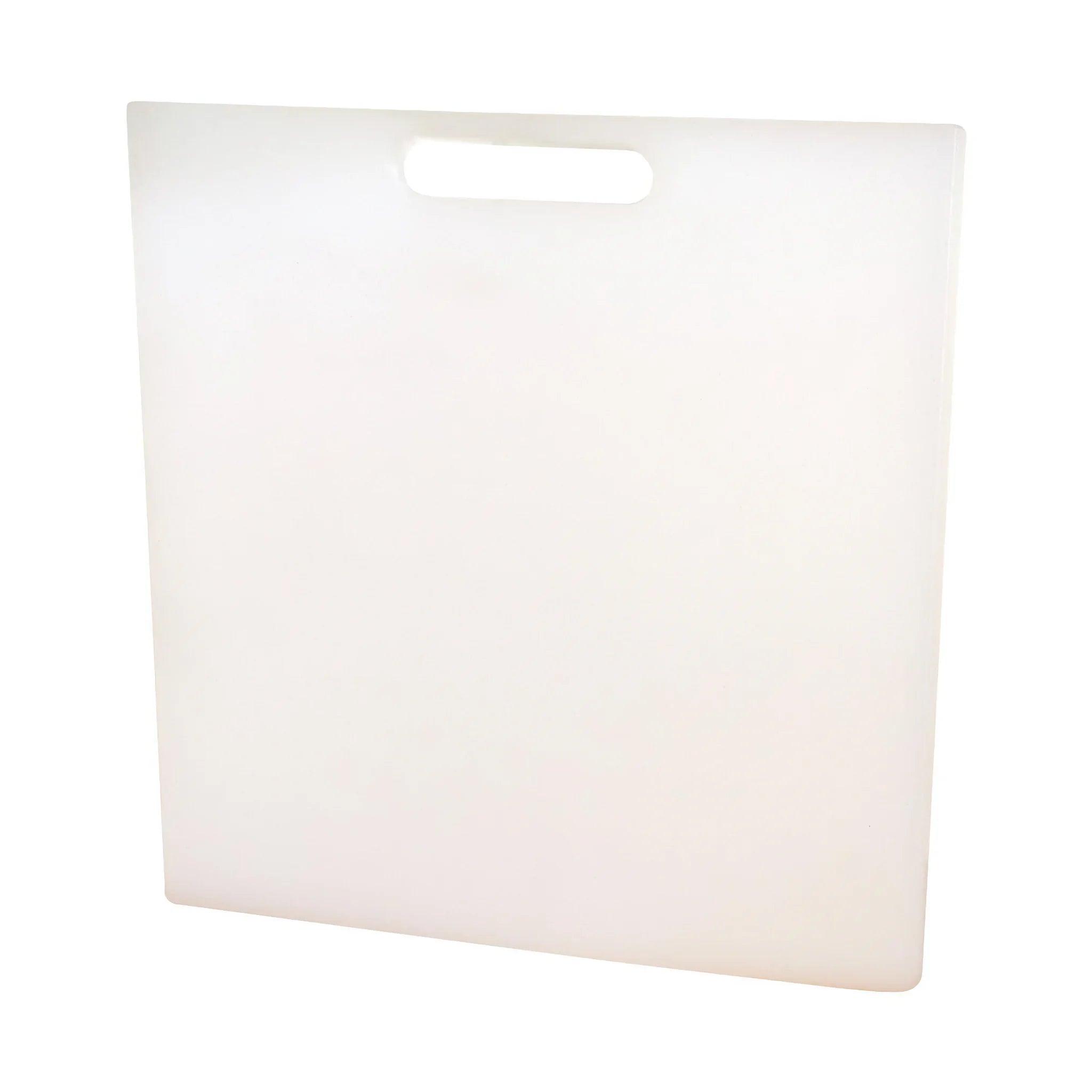 PIERCE Coolers 45 Quart Cutting Board Divider, rectangular with a handle slot, stands upright against a plain white background.
