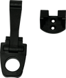 PIERCE Coolers Latch Long Version 2 features a black plastic wall clip with a hinged latch and separate mounting bracket, shown on a white background.