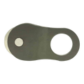 The PIERCE Snatch Block | WLL 10,000 lbs inspires this durable metal webcam privacy cover, featuring a sliding mechanism and lens hole.