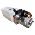 The Bucher Hydraulics, Inc. Bucher Pump 2 Way (Power Up / Power Down) features a 2.5 gal. poly reservoir and is designed for efficient performance with reliable hydraulic power in a compact unit.