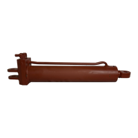 Up\Down Cylinder | Single Series by PIERCE, shown on a black background with connection points at each end, ideal as an OEM replacement for Pierce Wrecker Beds.