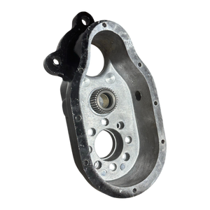 The PIERCE Transfer Housing, 654 Series, designed for 12,500 lbs, features precision-engineered circular openings and mounting holes against a black background.