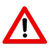 WARNING icon