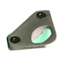 The PIERCE Coolers | Bottle Opener is a metal triangular piece with two screws and a central oval cutout, shown on a white background.