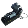 The PIERCE 110V Electric Winch features an 8" drum, powerful planetary drive, and pulls up to 11,000 lb. Its sturdy black metal frame includes attached cables and a weg motor for reliable industrial use.
