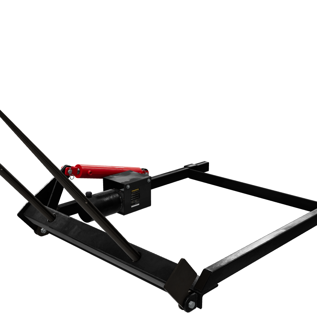 Bolt-in Hydraulic Truck Bed Hay Bale Spear