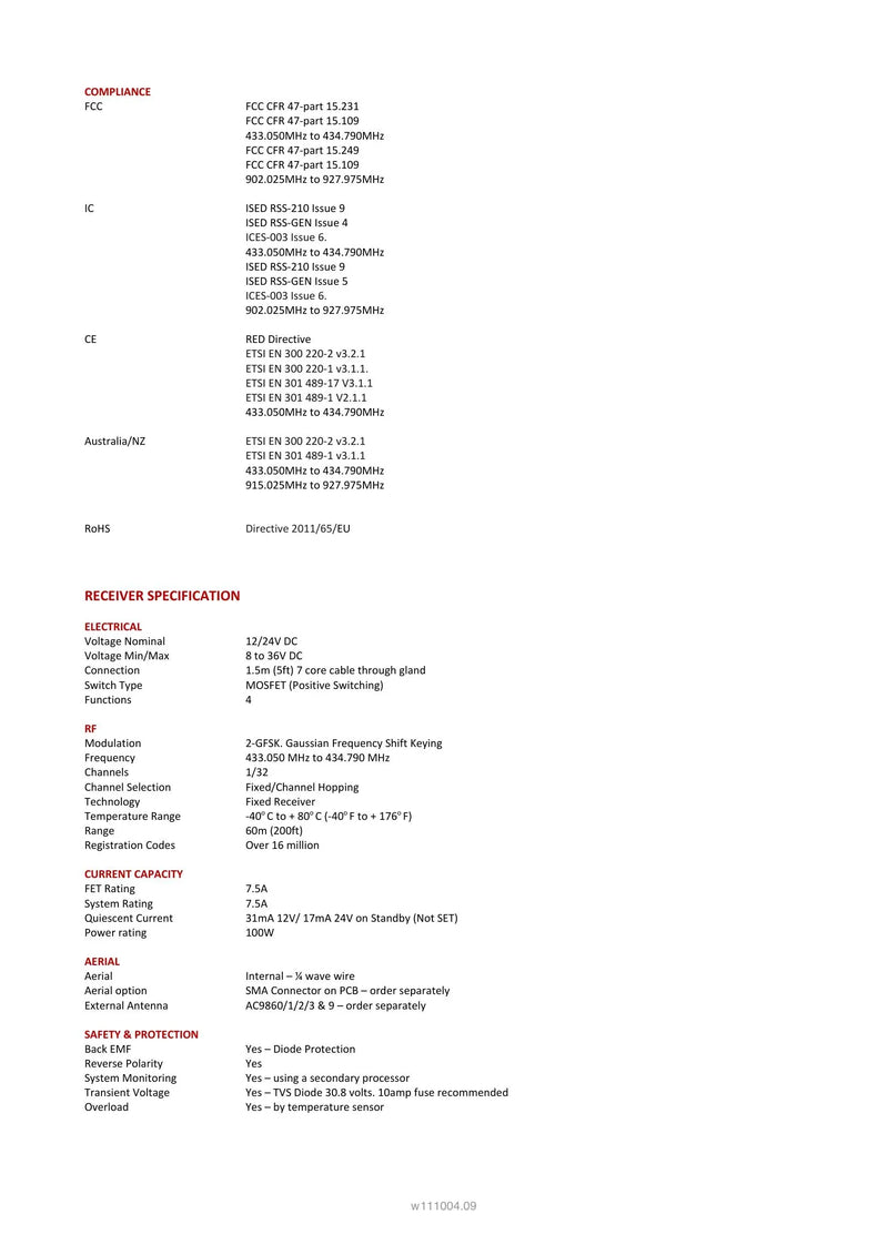 111004 - 4 Function with Standard Transmitter — Page 2