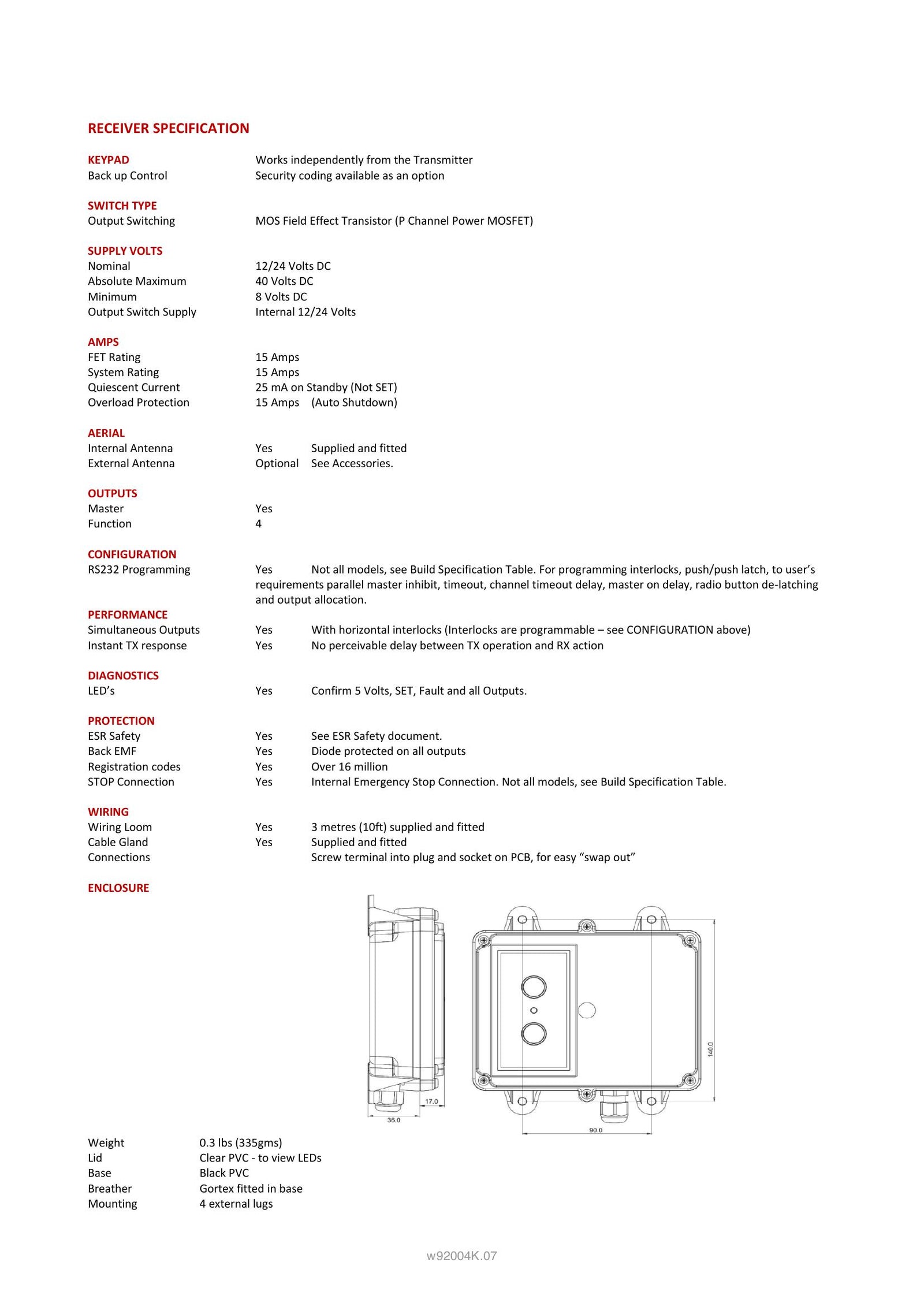 92004K - 4 Function + Keypad with Mini Transmitter - Page 2