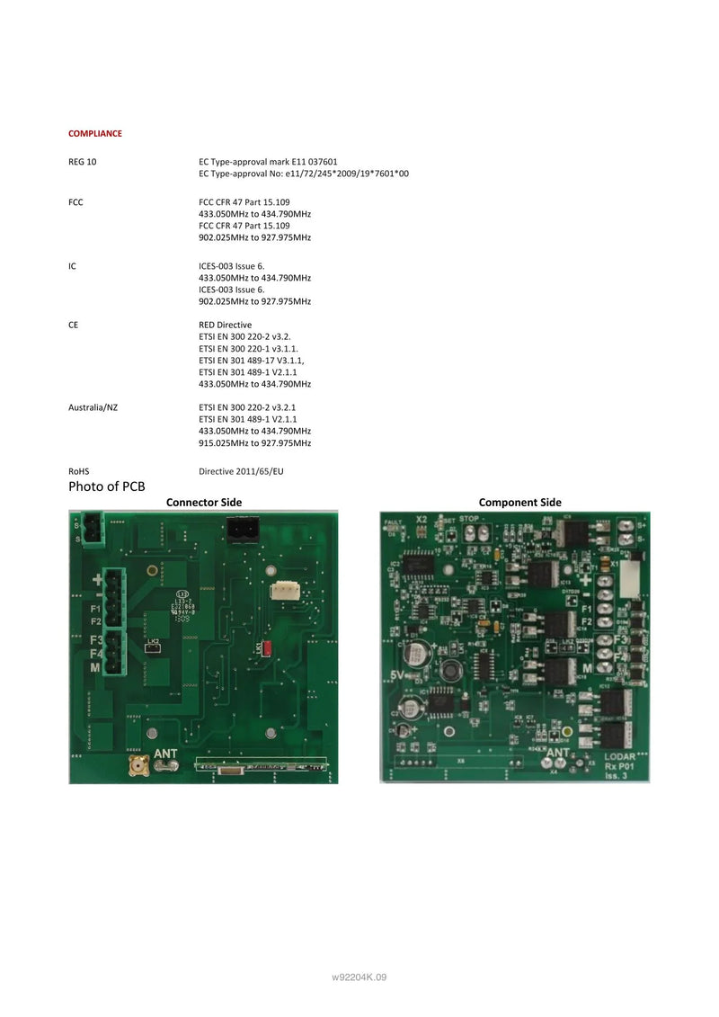 92204K - 4 Function + Keypad Receiver with IP Transmitter — Page 4