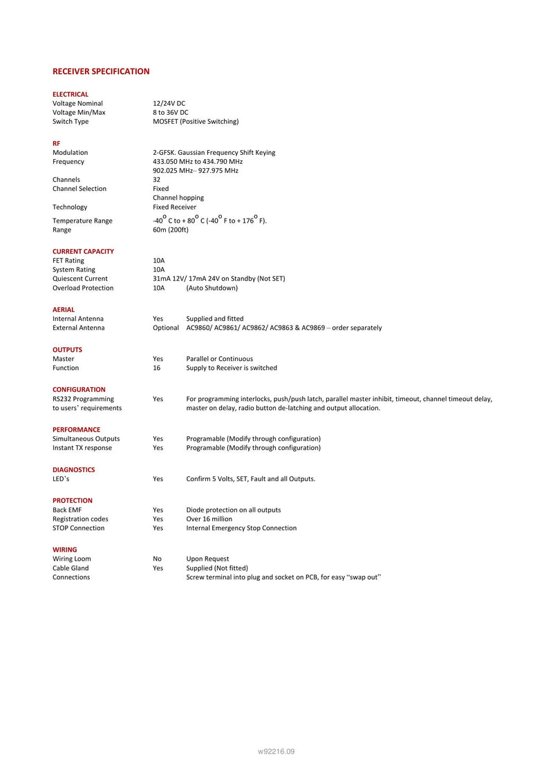 92216 - 16 Function with IP Transmitter — Page 2