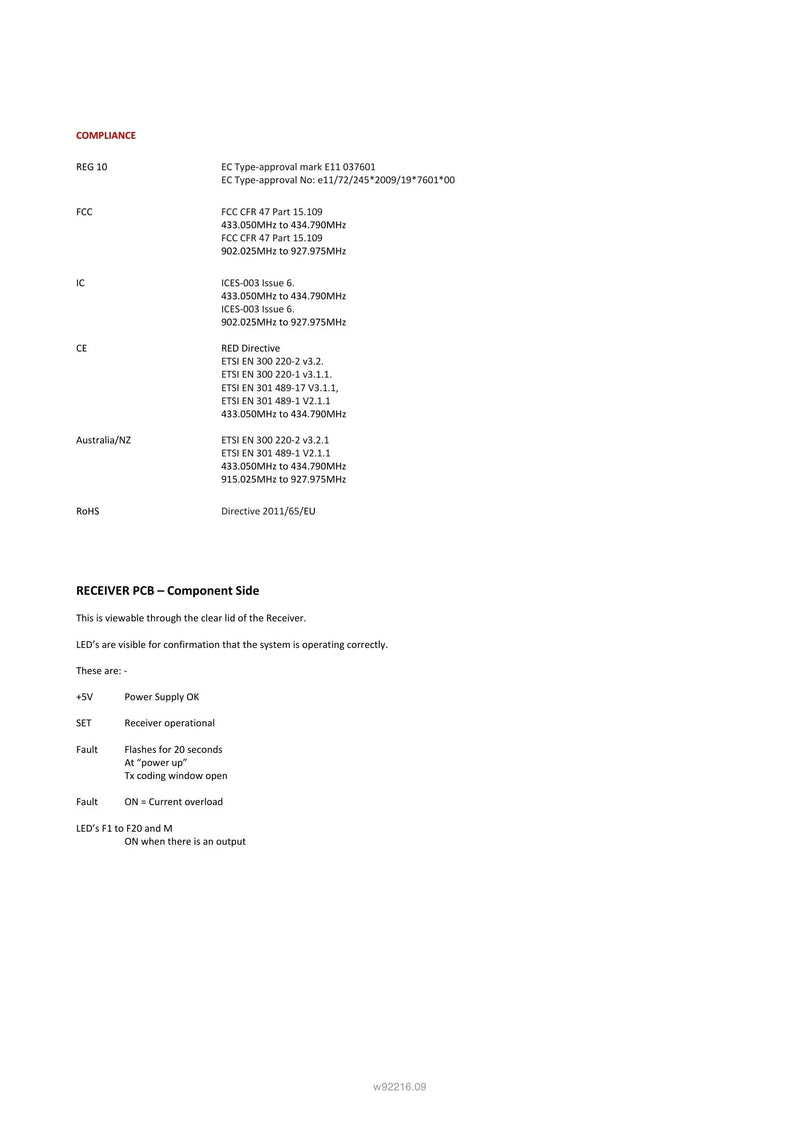 92216 - 16 Function with IP Transmitter — Page 4