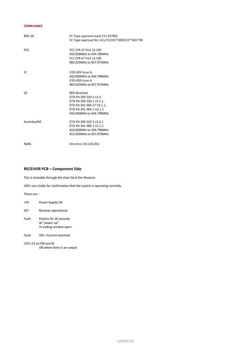 92220 - 20 Function with IP Transmitter — Page 4