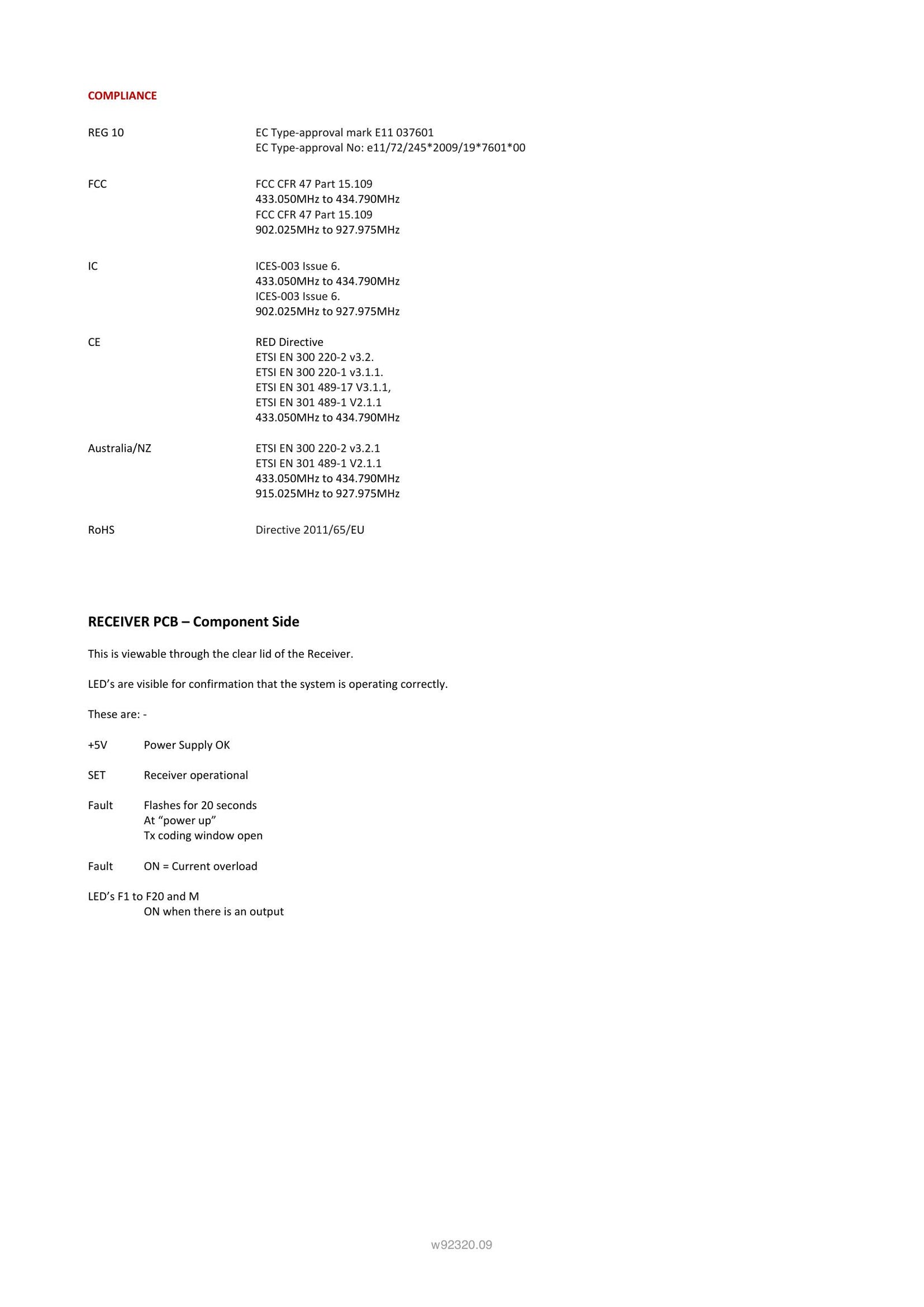92320 - 20 Function and IP Extended Transmitter - Page 4