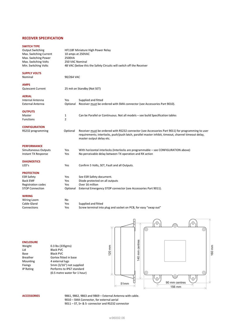 96002 Spec Sheet — Page 2