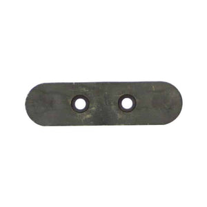 Oval metal plate with two center holes, designed to complement the PIERCE 400 Amp Fuse for optimal high-powered protection.