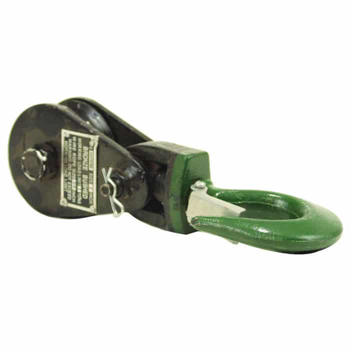 Snatch Block | 4,000 lbs | Safety Swivel Hook