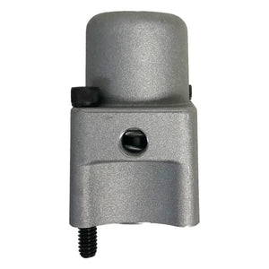 The APSCO Bolt-on Actuator for Gresen Spool, with its gray metallic finish, cylindrical top, and central screw hole, is perfect for Bolt-on Actuator applications.