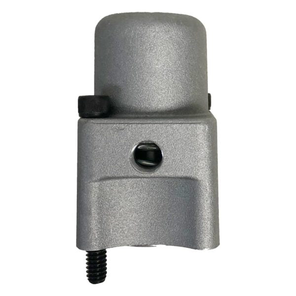 The APSCO Bolt-on Actuator for Gresen Spool, with its gray metallic finish, cylindrical top, and central screw hole, is perfect for Bolt-on Actuator applications.