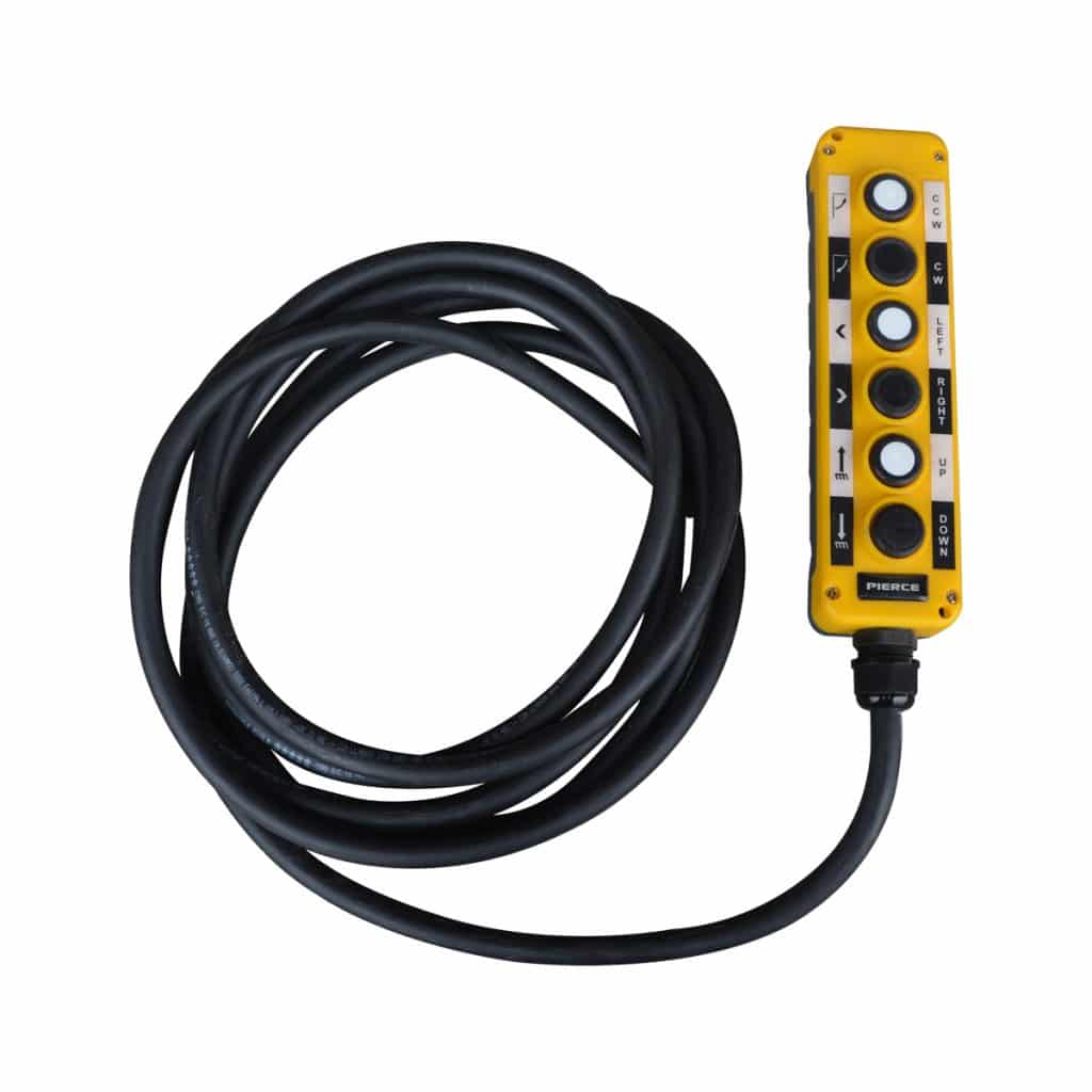 PIERCE Universal Momentary Pendant Control - 6 Button - 20ft Cord - PIERCE 
