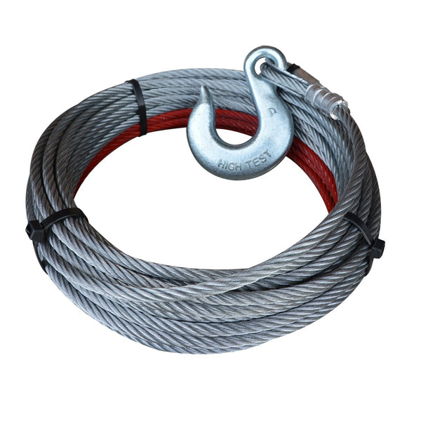 3/8" Wire Rope Cable with Slip Hook for PIERCE Winches